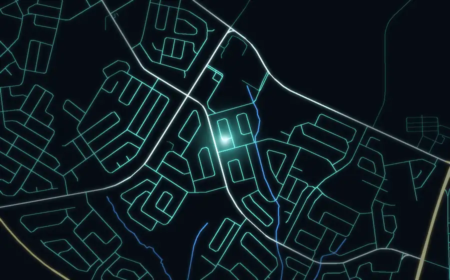 Street map of Lenasia South with a light for AMC Cookware by PoppyBood
