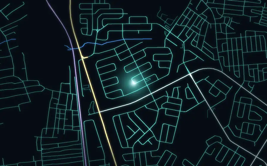 Street map of Lenasia South with a light for AMC Cookware - Niri Bhudram