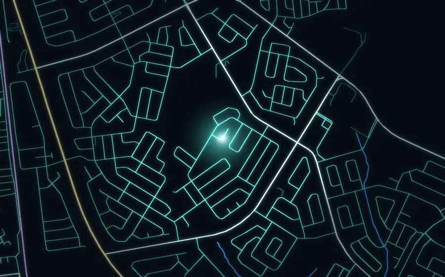 Street map of Lenasia South with a light for Forever_Roses16 & All Things Nice
