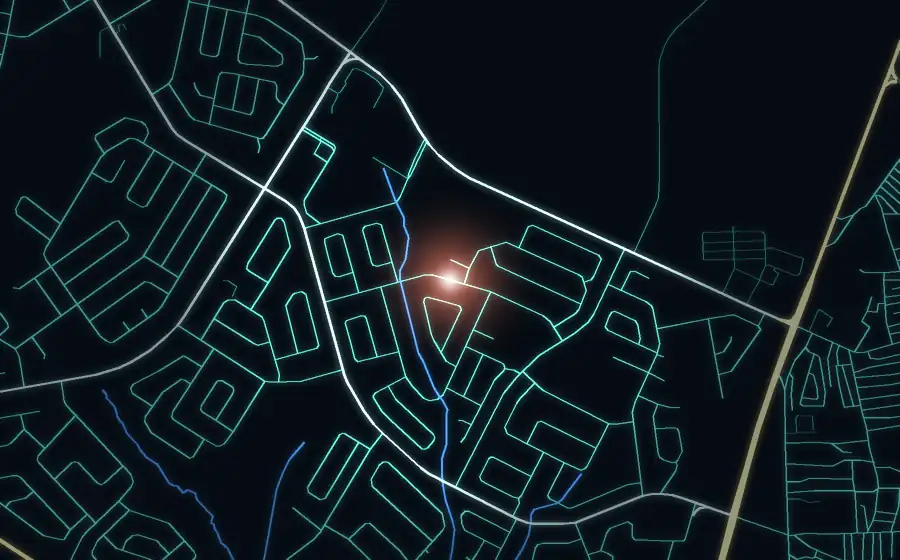 Street map of Lenasia South with a light for Totos Automotives and Repairs